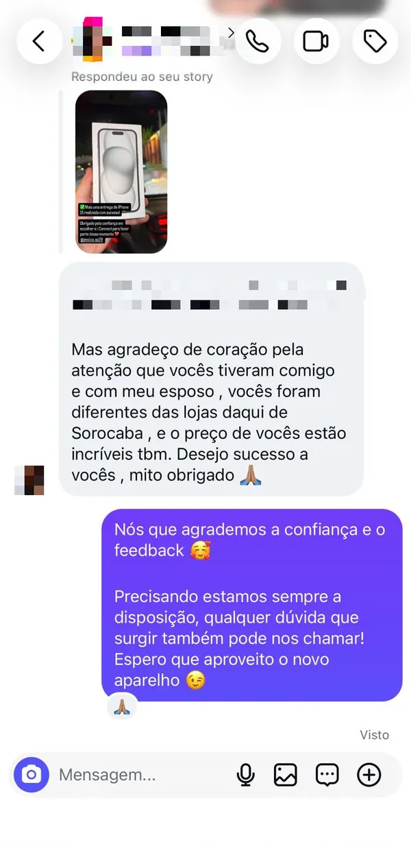 Depoimento de cliente — Sorocaba, SP